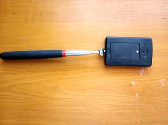 Sklopné zrcátko na teleskopické tyčce s osvětlením - 2