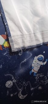 Dětský závěs - motiv vesmír - 2