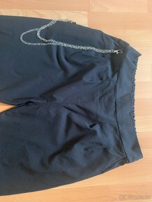 Plátěné kalhoty s řetízkem 46 - 2