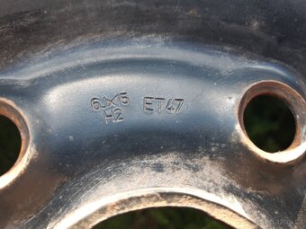 Plechové disky VW Škoda 15 - rozteč 5x112 - 2