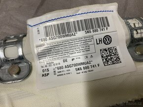 pravý stropní airbag GOLF 6 - 2