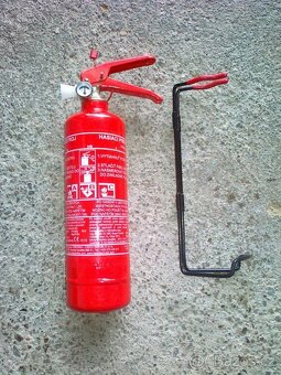 Práškový hasicí přístroj do auta 1 kg P1 ČE - BEZ REVIZE - 2