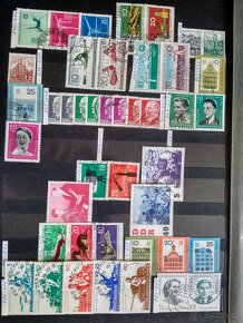 Poštovní známky v albu - německo - 2