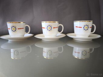 Sada 3 porcelánových hrnků Energostroj Chvaletice (1990) - 2