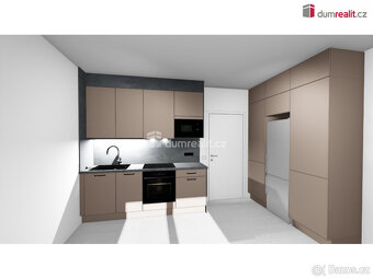 Nový světlá byt 1+kk, 30,15 m2, 3np, / 2 p. OV, novostavba, - 2