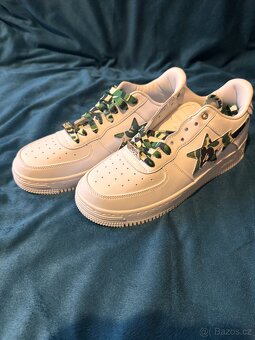BAPE STA Low White ABC Camo Grenn EUR 46 - 2