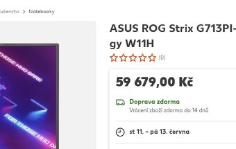 Herní notebook ASUS G713PI - 2