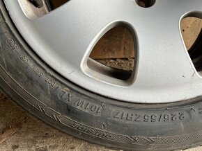 Sada ALU KOL 17" 5X120 8J ET24 s pneu 225/55 R17 letní - 2