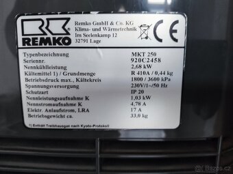 Mobilní klimatizace REMKO MKT 250. - 2