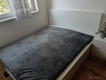 Postel MALM 160x200 cm s uložným prostorem - 2