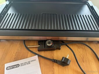 Elektrický stolní gril Delimano Deluxe Noir – nový, nepoužit - 2