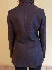 Dámské kožené sako KARA 38 vínové - 2