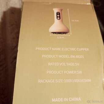 Masážní přstroj. - 2