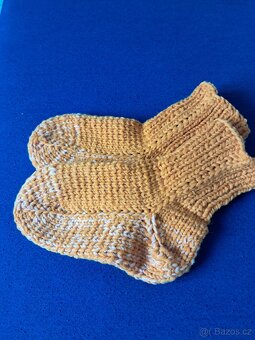 Ručně pletené ponožky - 2