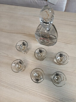 Karafa a 6 sklenic Art Deco, Karel Palda, cca 1930 - 2