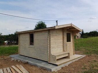 Dřevěný zahradní domek TOM 3x3 m 34 mm - 2