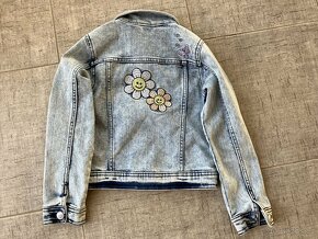 Dívčí bunda jeans - 2