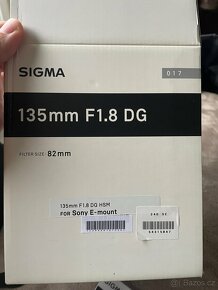 Sigma Art 135mm f1.8 DG HSM pro Sony E - 2