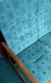 Masivní bukové trojkřeslo SLEVA - 2