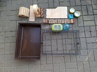 Klec pro křečka včetně všech příslušenctví - 2