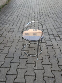 Retro stolek chrom - 2