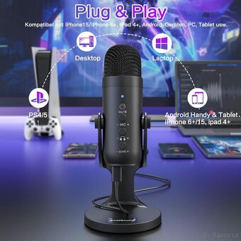 Nový studiový mikrofon pro streamování a hraní - 2