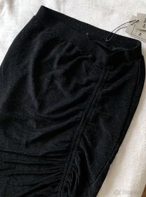 Černá třpytivá sukně - 2
