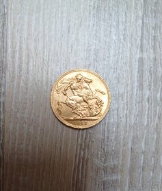 Zlatá mince Libra 1912 George V.1910-1936 - 2