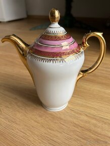 Konvice, porcelán, Thun, bílá, zdobená - 2