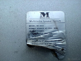 Reproduktory 2.1 Modecom MC-9600 - 2