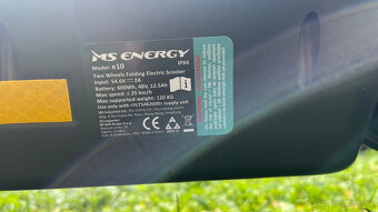 Elektrokoloběžka MS Energy E10 , 600W, 25km/h, 40km dojezd - 2