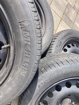 Letní sada Michelin 205/55/16, plechové disky 4x108 - 2