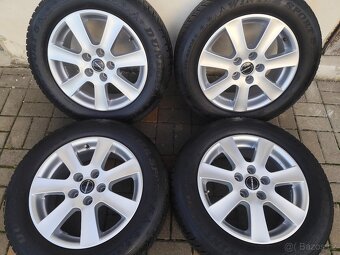 ALU 5x112 r16 BORBET + 215/60/16 ZIMNÍ - PĚKNÁ SADA - 2