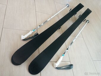 Lyže Fischer dětské 130cm a hůlky - 2