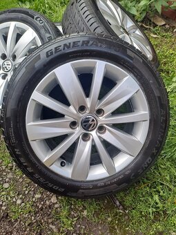 Alu kola 5x112 originál VW 205/55 R16 - 2