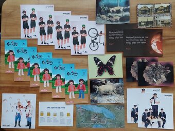 50 kusů pohlednic, sbírka pohledů, krásné pohledy pohlednice - 2