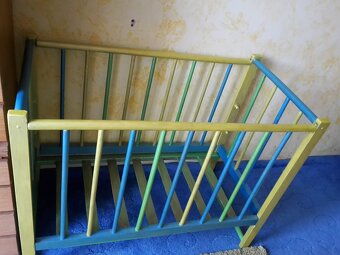 Dětská POSTÝLKA dřevěná - 2