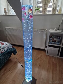 Bublinková lampa trubice s rybyčkami - 2