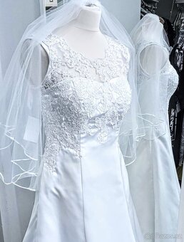 SATÉNOVÉ svatební šaty do TANEČNÍCH - 2