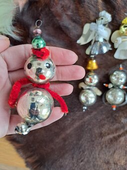 Retro vánoční ozdoby 6ks - 2