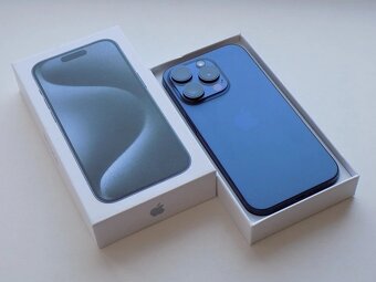 Apple iPhone 15 Pro 256GB Modrý titan, ZARUKA, TOP - 2