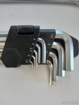 Tona-Expert klíč imbus sada 9dílná s kul.-levně - 2