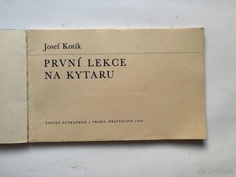 První lekce na kytaru, Kotík, J. 1969 - 2