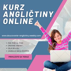od 290 Kc DOUCOVANI ANGLICTINY, ONLINE KURZ, PLYNULE / - 2