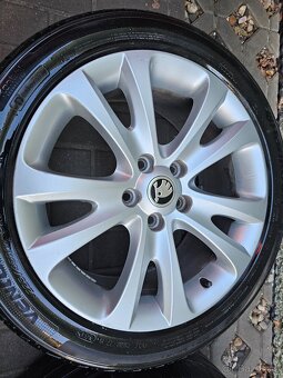 ALU letní kola Škoda 5x112  R17 Superb II Trifid - 2
