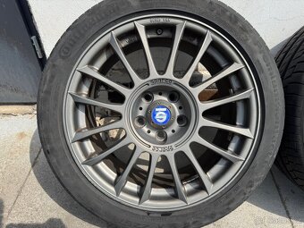 Prodám alu kola Sparco s letními pneu Continental 225/45 R17 - 2