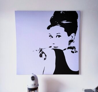 Velký obraz Audrey Hepburn Ikea - 2