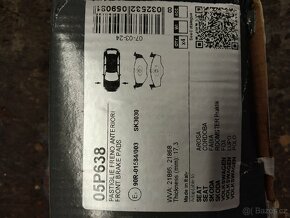 Prodám kotouče+destičky škoda fabia,roomster,polo /sada/ - 2