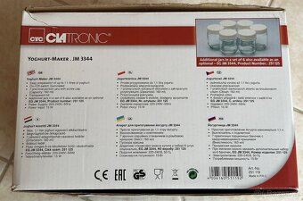 Jogurtovač Clatronic JM 3344 - 2