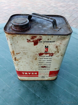 retro plechovka od oleje TRYSK M3AD - 2